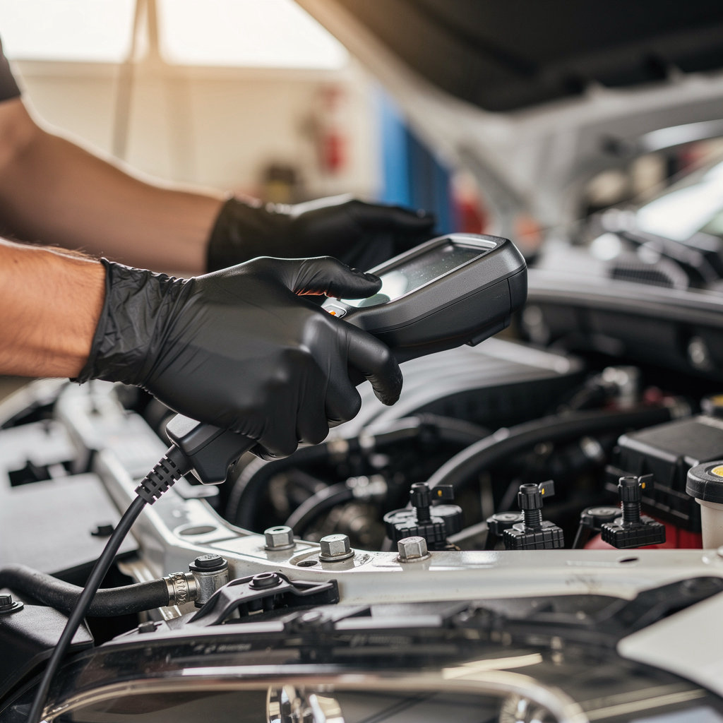 SD SMOG & AUTO REPAIR technician performing expert auto repair services in San Diego